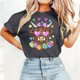 thumbnail image 5 of Camisetas de Manga Larga de las Mujeres con Estampado de Pascua, Cuello Redondo Suelto Casual Top para el Uso Diario de Primavera, 5 of 5