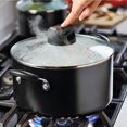 thumbnail image 2 of Stock Pot Farberware Smart Control, antiadherente, 6 litros, con tapa, color negro, 2 of 5