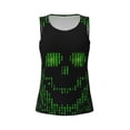 thumbnail image 4 of Lsque Numbers Skull Printed Workout Tank Tops for Women, Athletic Sports Tank Tops, Compression Sleeveless Dry Fit Shirts,Sleeveless Yoga Shirt-XX-Large, 4 of 9