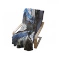 thumbnail image 4 of Winter Soft Flannel Fleece Throw Blanket, Tranquil View of Glacier National Park in Montana Water Reflection Peaceful, Cozy Plush for Indoor and Outdoor Use, 50" x 70", Brown Blue White, by Ambesonne, 4 of 6