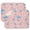 Retro D, variant on 2 Pack Vintage Succulent Kitchen Mats Heat Resistant & Quick Dry, Multipurpose (Watercolor Cactus)
