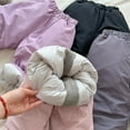 thumbnail image 4 of YunPes Toddler Snow Pants Baby Boy Girl Winter Clothes Down Pants Trousers Fleece Lined Warm Joggers Snow Ski Bib Overalls Snowsuit, 4 of 7