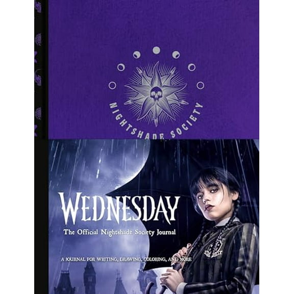 Pre-Owned Wednesday: The Official Nightshade Society Journal: A Journal for Writing, Drawing, Coloring, and More (Hardcover) 0593796853 9780593796856