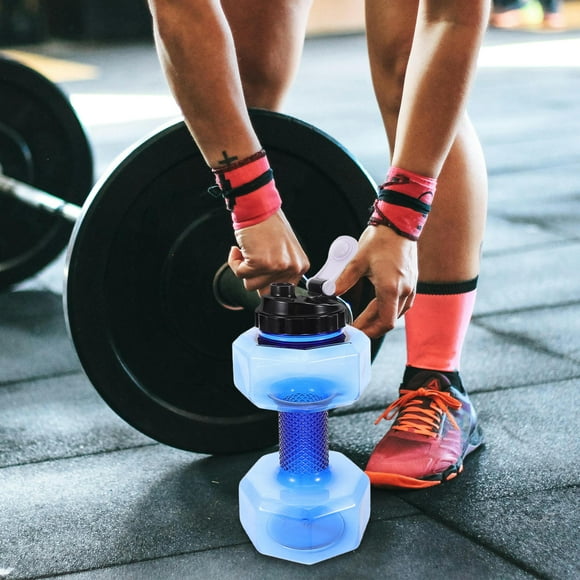 PAMINGONO Water Filled Weights Dumbbell Water Cup Sky Blue For Outdoor Sports 1Pack