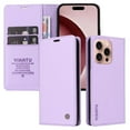 thumbnail image 4 of Funda para iPhone 16 Pro Estuche de Cuero PU Tipo Cartera con Ranuras para Tarjetas y Cierre Magnético, 4 of 5