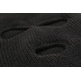 thumbnail image 2 of Ski Mask 3 Hole Full Face Cover Beanie Hood Balaclava Outdoor Mouth Cover (Black, Lot of 1), 2 of 2