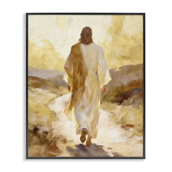 Stupell Industries Victorian Walk By Faith Sunset Black Framed Giclee Art, 11 x 14, by Kim Allen