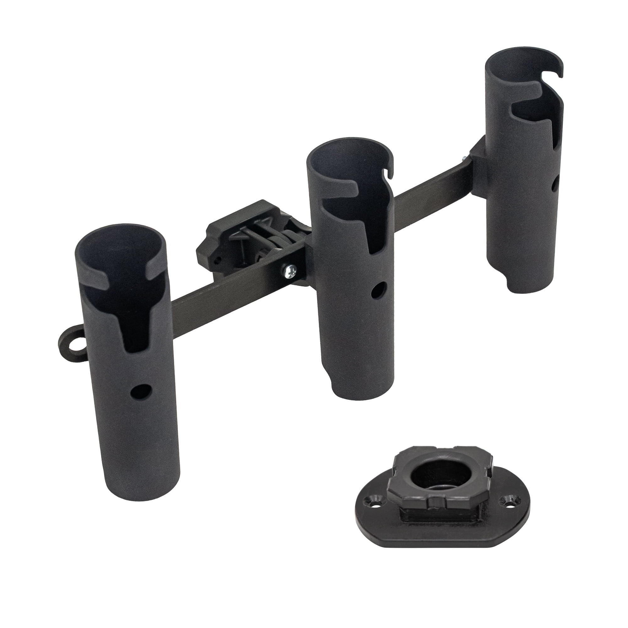 Eskimo® E-Hub™ Triple Rod Holder Shelters Black 51610