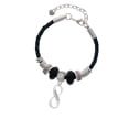 thumbnail image 2 of Delight Jewelry Silvertone Family Infinity Sign Wife Celtic Knot Leather Bead Bracelet, 7"+2" Extender, 2 of 4
