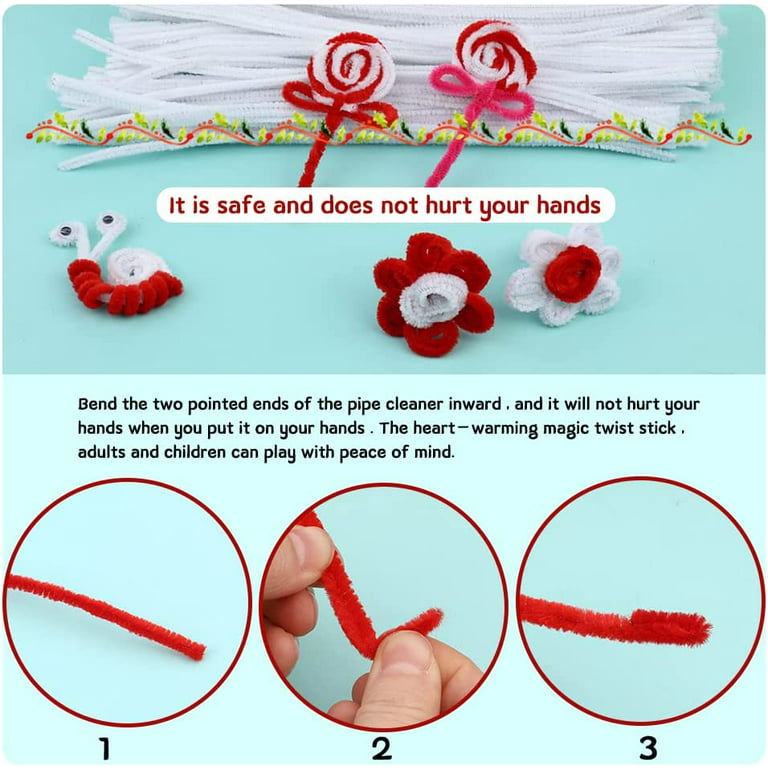Pastel Bumpy Pipe Cleaners, 75 Pieces