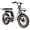 White, variant on GSPEED A15 Ebikes for Adults,1800W Peak Motor 48V 26Ah Dual Removable Battery ,28 MPH,160mi Range, 20" Electric Bicycle,White.