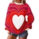 thumbnail image 4 of TaTaai Women's Lover's Casual Sweatshirt, Round Neck Long Sleeve Top, Valentine's Day Loungewear, Cozy Romantic Pullover Gift, 4 of 8