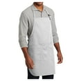 thumbnail image 2 of Yellow Rooster Adult Mens Full-Length Two-Pocket Bib Apron White, 2 of 3