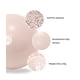thumbnail image 2 of YR Pilates Ball 9.8 Pulgadas Pequeño Ejercicio Ball, Mini Yoga Ball para Estabilidad, Pilates, Entrenamiento Central, Fisioterapia, Rosa, 2 of 7