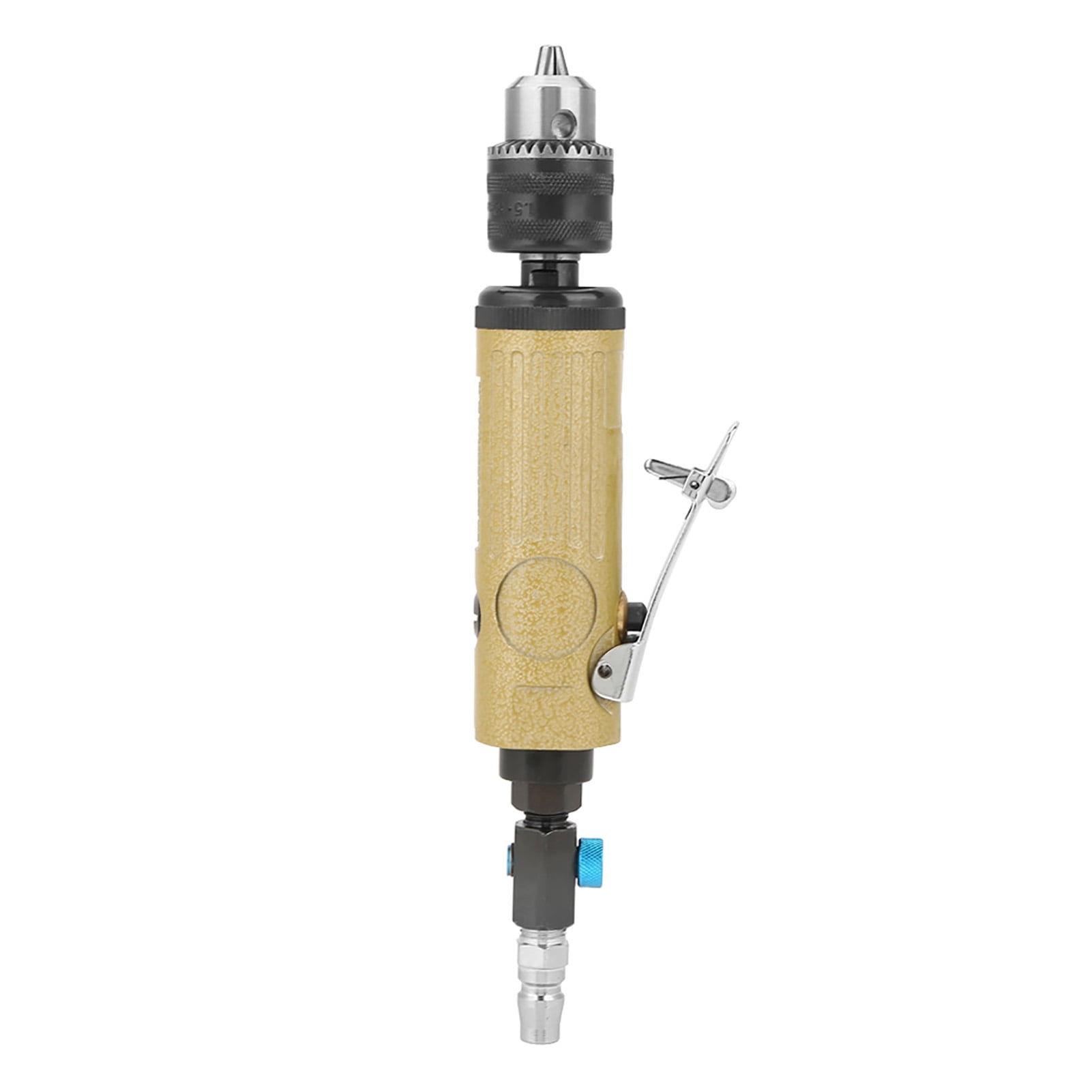 Straight Air Drill Tool, 3/8" High Speed Straight Pneumatic Drill Set Power Reversible Air Drilling Tool with Adjustable Inlet Valve, Framing Nailers