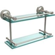 Prestige Regal 16" Double Glass Shelf with Gallery Rail (Build to Order)
