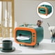 thumbnail image 5 of Caja de pañuelos retro creativa para restaurante, sala de estar, oficina, decoración de coche naranja, 5 of 9