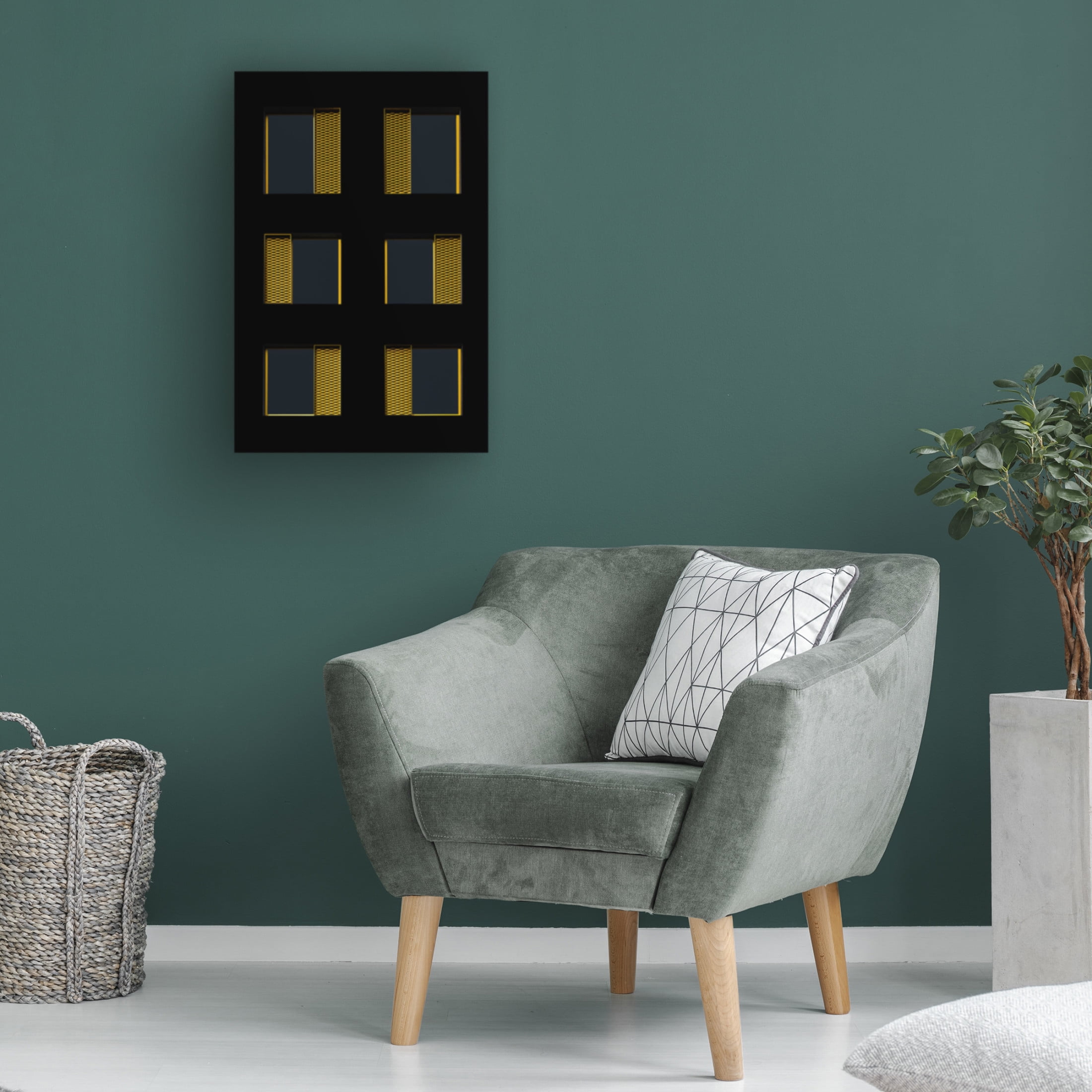 Canvas Wall Art - Rolf Endermann 'Golden Sun Protection' Wall Art for Living Room, Bedroom, or Office Décor by Trademark Fine Art - 16 x 24 Inches