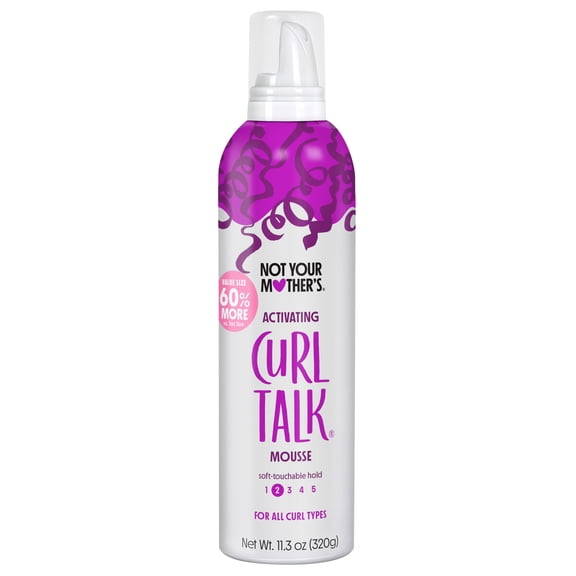 Not Your Mother's Curl Talk Curl Activating Hair Mousse, 11.3 oz