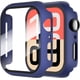 thumbnail image 1 of Yanonmyfd  2 Piezas Funda para Apple Watch Series 6/5/4/SE 3/SE 2/SE 40mm Protector Pantalla Vidrio Templado Incorporado,HD Protección Completa PC Dura Estuche Protective Case,Negro,40mm, 1 of 46