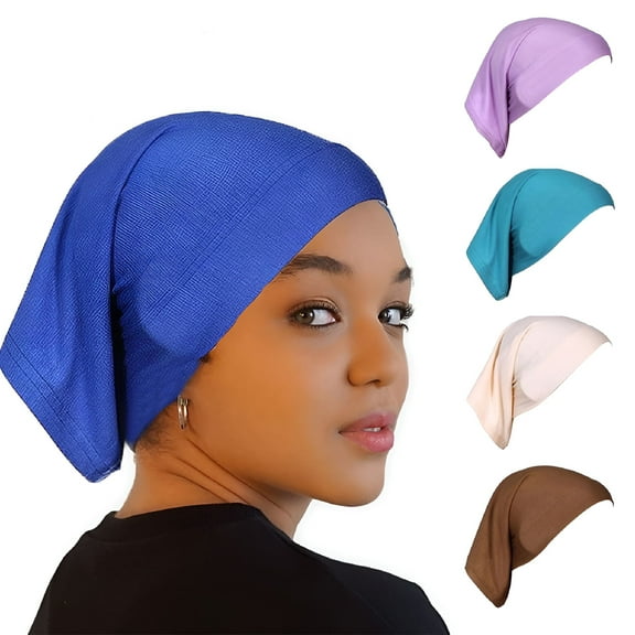 TELOLY Head Wraps for Women - African Hair Scarf Jersey - Long, Soft & Breathable Turban Headwrap for Natural Hair