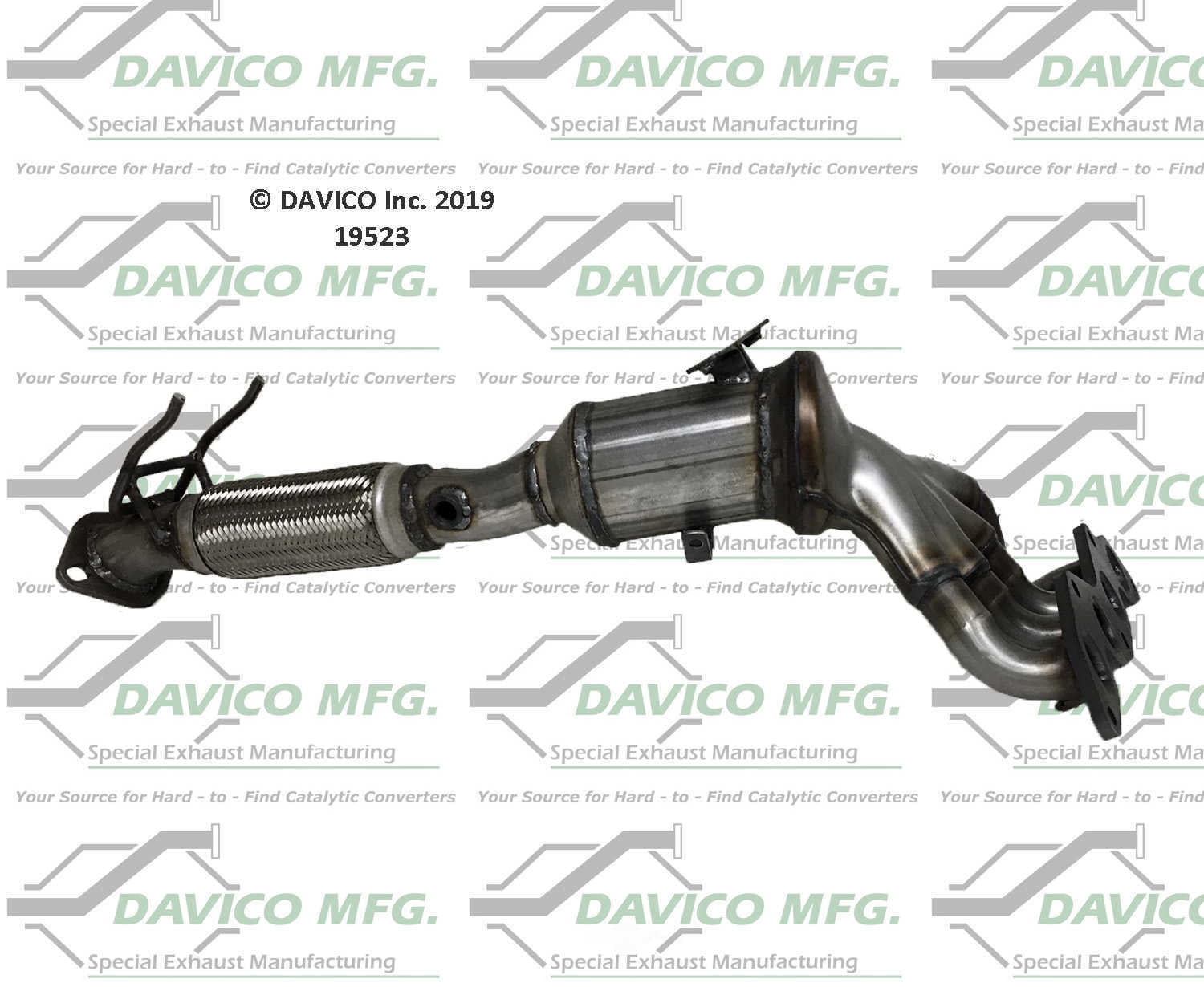 Davico Mfg 19523 Direct-Fit Catalytic Converter