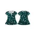 thumbnail image 2 of BemeyourBBs Toddler Baby Girl Golf Dress Outfit Little Baby Girl Summer Dress Short Sleeve Turn Down Collar Golf Themed Print A Line Pleated Dress, 2 of 9
