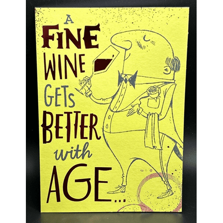 Better With Age Birthday Greeting Card w/Envelope