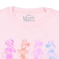thumbnail image 4 of Disney Girls' Minnie Mouse Powerful Beautiful Brilliant Brave Kids Short Sleeve Crewneck T-Shirt, 4 of 5