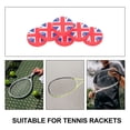 thumbnail image 1 of FESTFENDS 6Pcs Red Silicone Racket Shocking Absorbers with National Flag Design Tennis Accessory, 1 of 8
