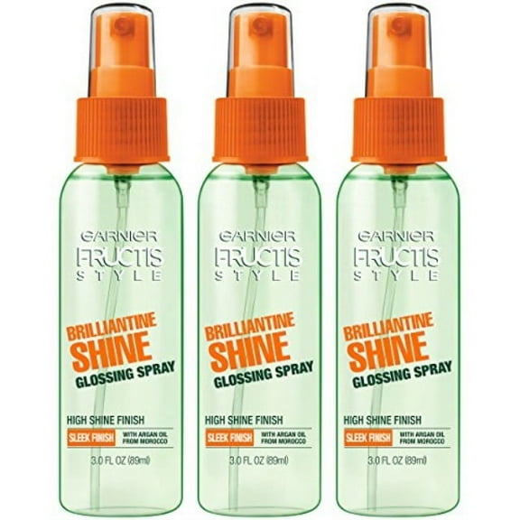 Garnier Hair Care Fructis Style Brilliantine Shine Glossing Spray, 3 Count
