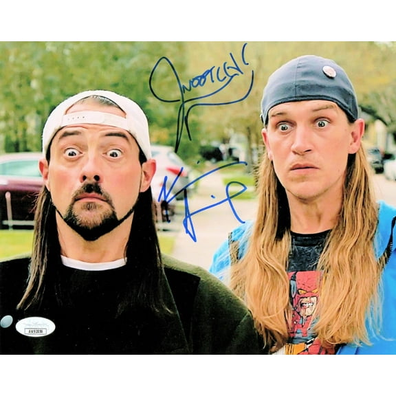 Kevin Smith Jason Mewes Autographed 8X10 Photo Jay and Silent Bob JSA AW92856
