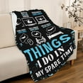 thumbnail image 3 of Airplane Blanket,Gift for Pilot,Pilot Gifts,Aviation Gifts for Men,Soft Fuzzy Flannel Plane Blanket,Airplane Decor, Lightweight Warm Blanket for Adults and Kids Bed,Sofa,Bed,outdoors50"x60" for Teen, 3 of 6