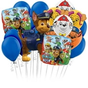 Party City Chase Paw Patrol Balloon Decorations, Party Supplies, Includes Ribbon, 25 Pieces