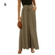 thumbnail image 5 of Pantalones fluidos Sonducket Moda de mujer Lino verde s, 5 of 6