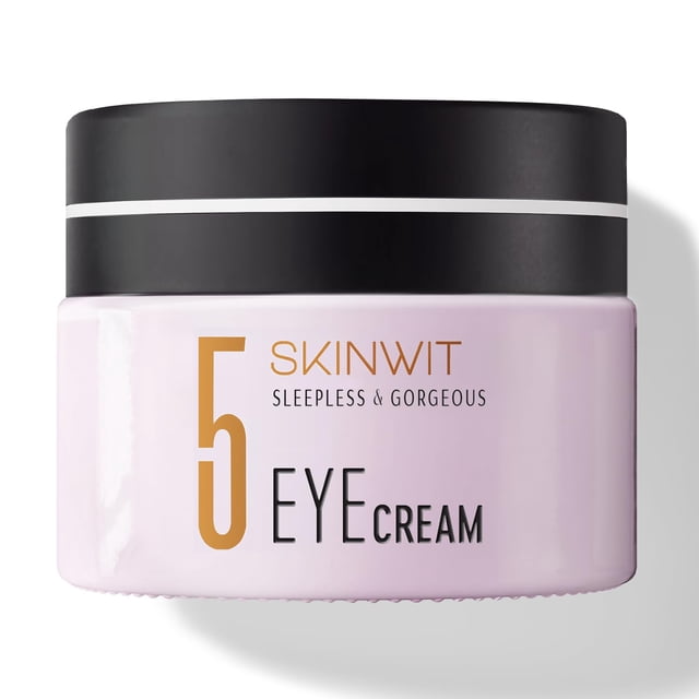 SKINWIT Crème pour les Yeux Anti-âge - Réduit les Cernes, les Poches et les Ridules - Traitement Intensif Raffermissant et Hydratant avec EGF, Rétinol, Hy