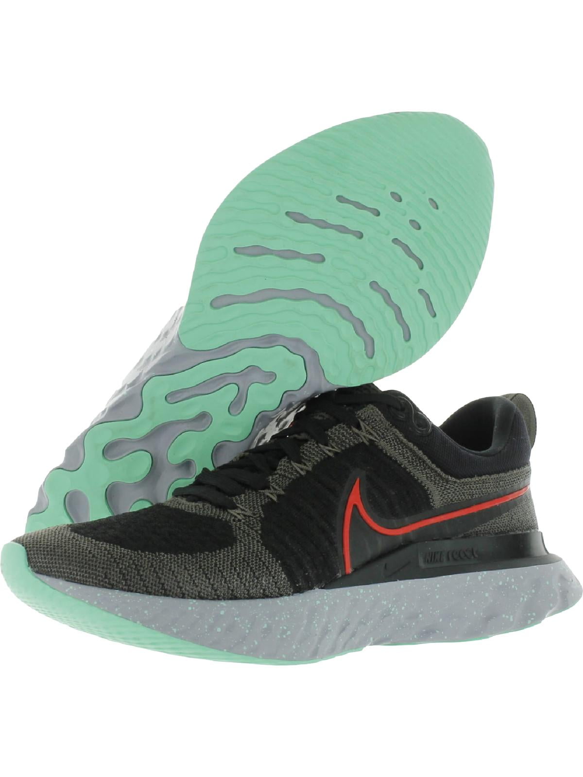 Nike Men s React Infinity Run Flyknit 2 Ridge Rock Chile Red Black