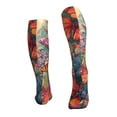 thumbnail image 4 of Compression Socks for Women and Men - Butterflies On Rocky Cliff Compression Socks Circulation for Workout, 4 of 8