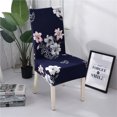 thumbnail image 1 of Floral Dining Chair Cover Spandex Elastic Anti-dirty Slipcovers Protector Stretch Removable Hotel Kitchen Seat Case, 1 of 3