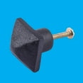 thumbnail image 2 of Kitchen Cabinet Knobs Iron Black Knobs 1" Door Pull Handle Renovators Supply, 2 of 8