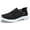 Black, variant on Stylish Lightweight Women's Casual Shoes Comfortable Knitted -On Footwear Ideal for Everyday Wear for Moms
