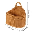 thumbnail image 2 of BALAHAPY 2Ud Cesta Colgante Tejida Color Marrón Para Almacenamiento Y De, 2 of 6