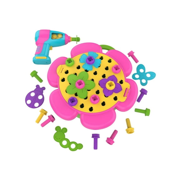 Insights Éducatif - Studio de Conception et de Puissance de Fleurs de Perceuse - Jeu Éducatif - 46 Pièces