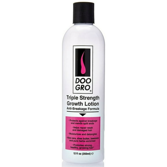 DOO GRO Triple Strength Anti-Breakage Growth Lotion, 12 oz (Pack of 3)
