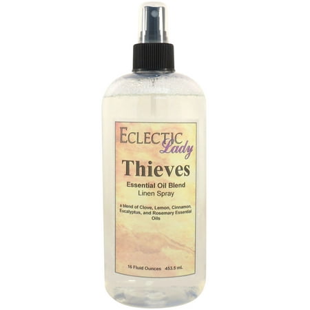 Thieves Oil - Thieves Essential Oil Blend Linen Spray, 16 ounces