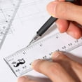 thumbnail image 2 of Mr. Pen- Ruler, 12 inch, Pack of 3, Clear Ruler, 2 of 9