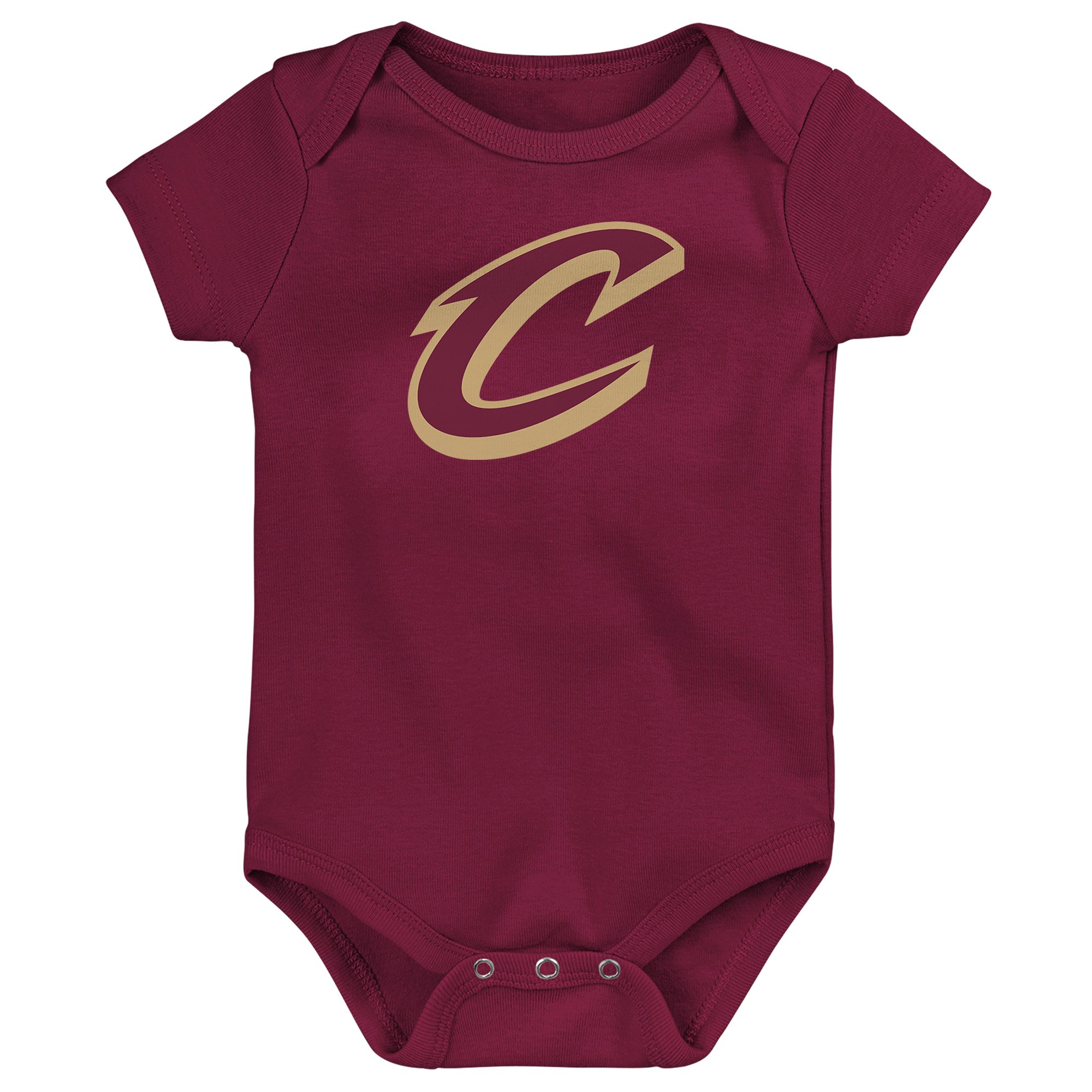 Newborn Outerstuff Wine Cleveland Cavaliers Primary Logo Bodysuit