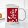 thumbnail image 3 of CafePress - Keep Calm And Love Goats Mugs - 11 oz Ceramic Mug - Novelty Coffee Tea Cup, 3 of 4