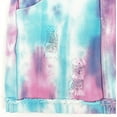 thumbnail image 5 of Peacolate 4-11T Little Girl Tie-dyed Short Overalls Vintage Dress Distressed Romper,9T, 5 of 6