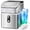 Silver, variant on KISSAIR Nugget Ice Maker Countertop, 35lbs/24H with Self-Cleaning Function, Portable Sonic Ice Machine for Home/Office Stainless Steel,Sliver